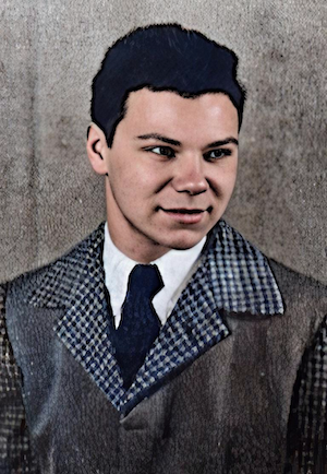 Harry Lieberman 1946 U of Evansville yearbook photo